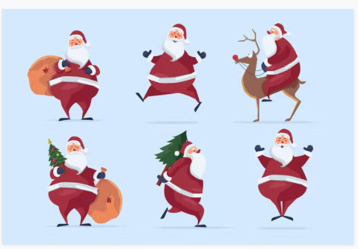 [Elements.Envato] Busy Santa Clipart (2021)_0.png